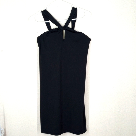 Athleta Black Kiki Halter Swim Dress Women's size Medium - Picture 4 of 16
